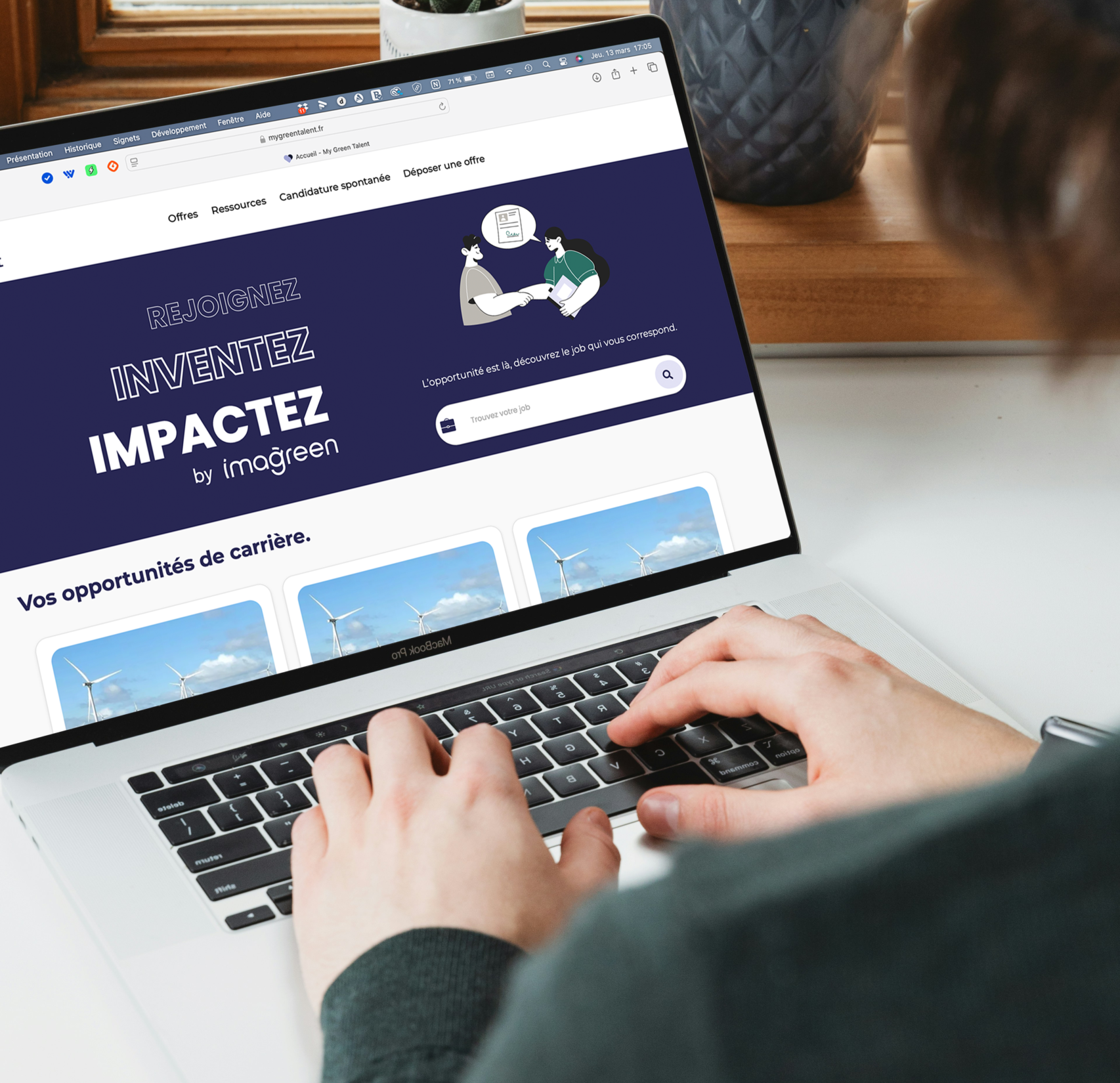 MyGreenTalent, la plateforme emploi d’Imagreen conçue pour connecter les talents aux opportunités dans les secteurs de l’environnement, de l’énergie et de la transition durable.